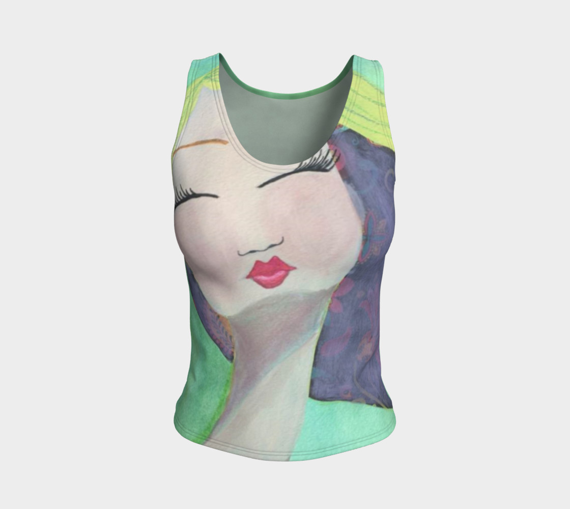 Aperçu de Peaceful Fitted Tank Top #1