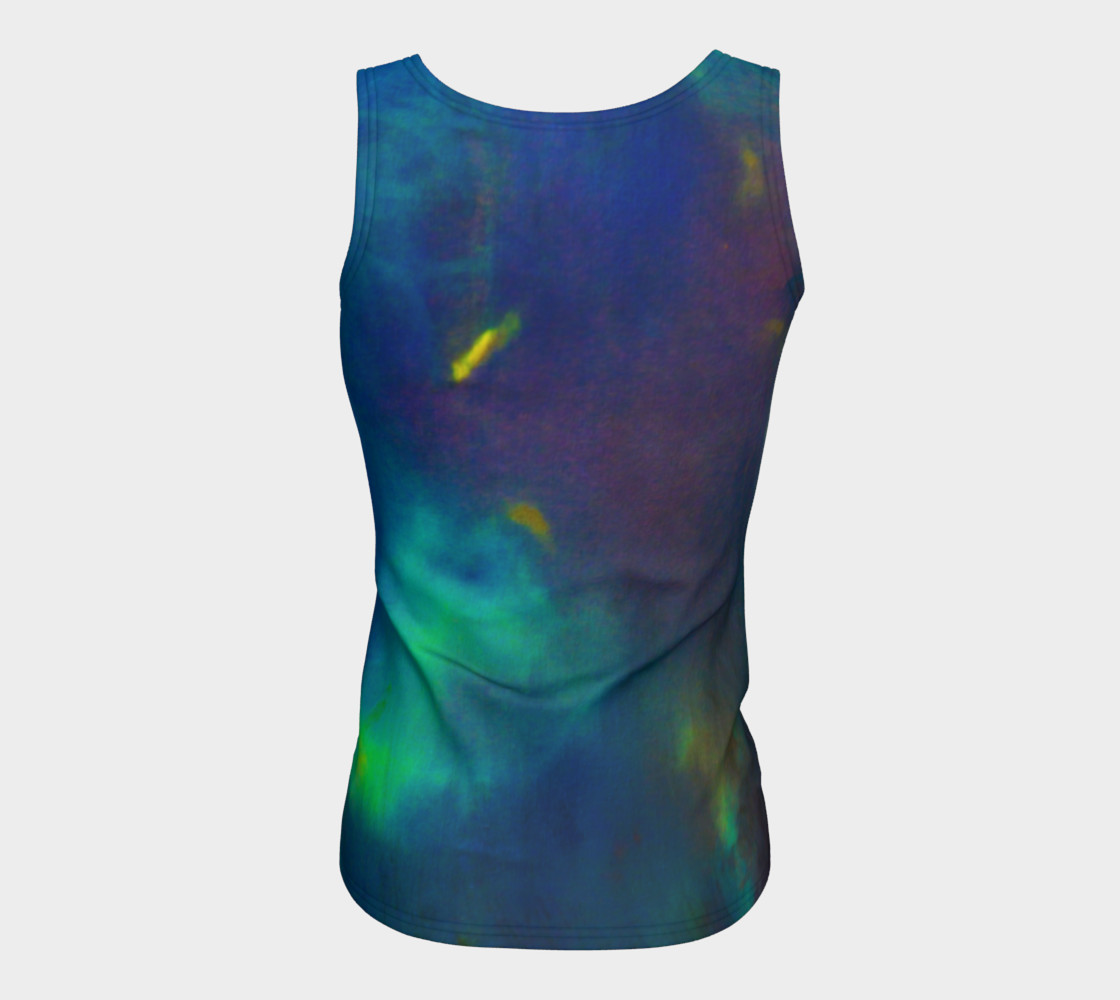 Aperçu de Into the blue Fitted Tank Top #6