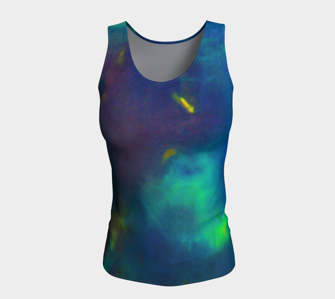 Aperçu de Into the blue Fitted Tank Top #5