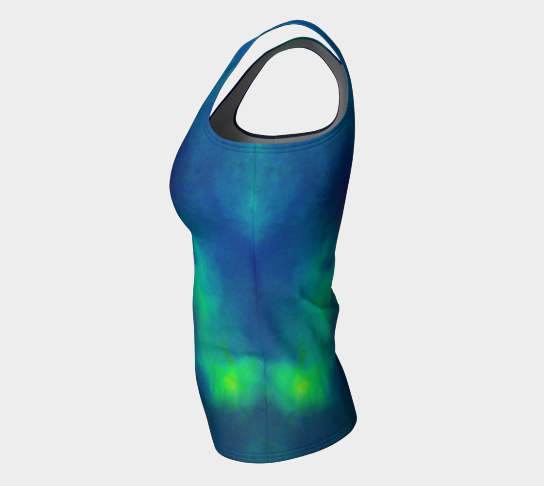 Aperçu de Into the blue Fitted Tank Top #7