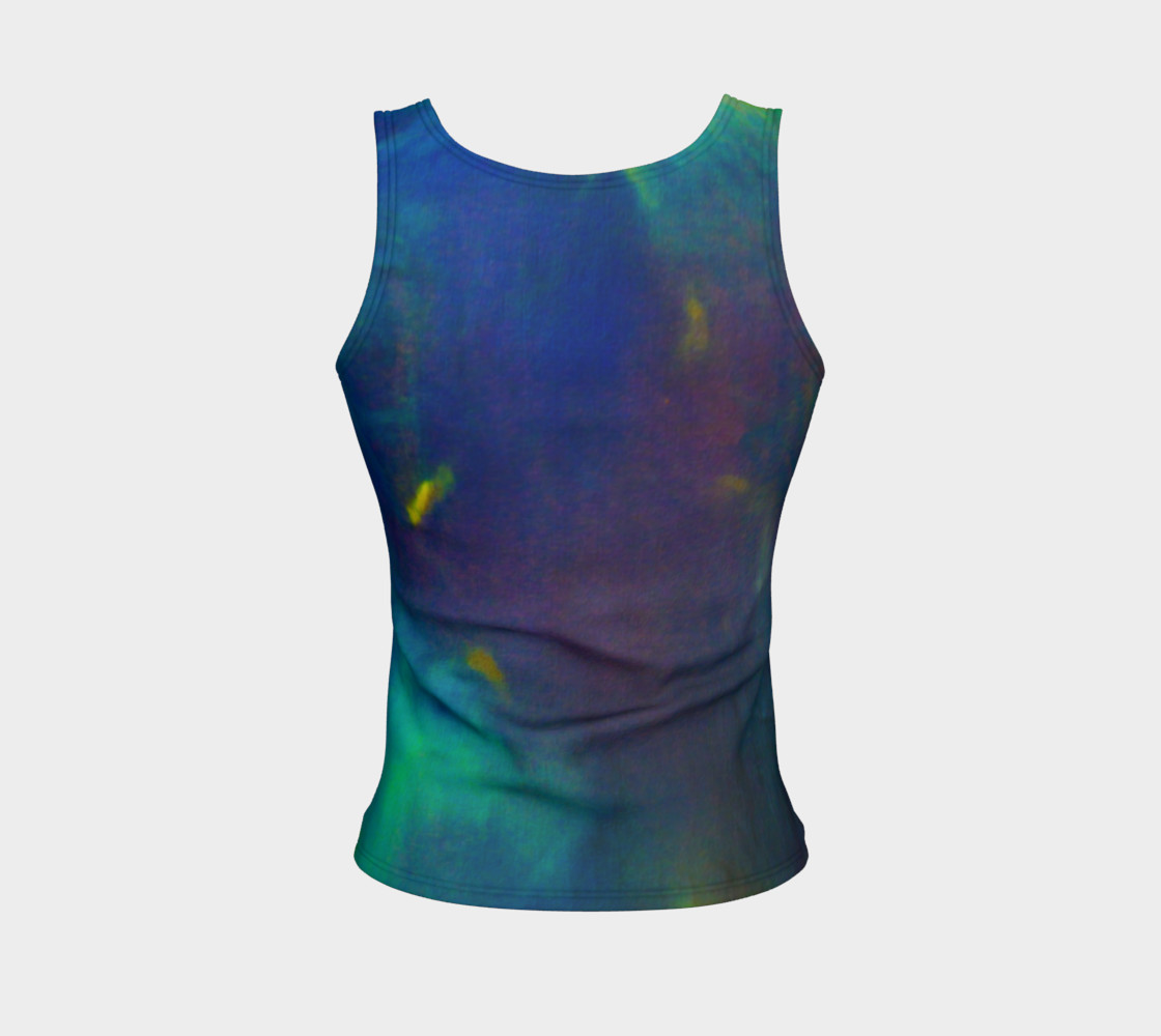 Aperçu de Into the blue Fitted Tank Top #2