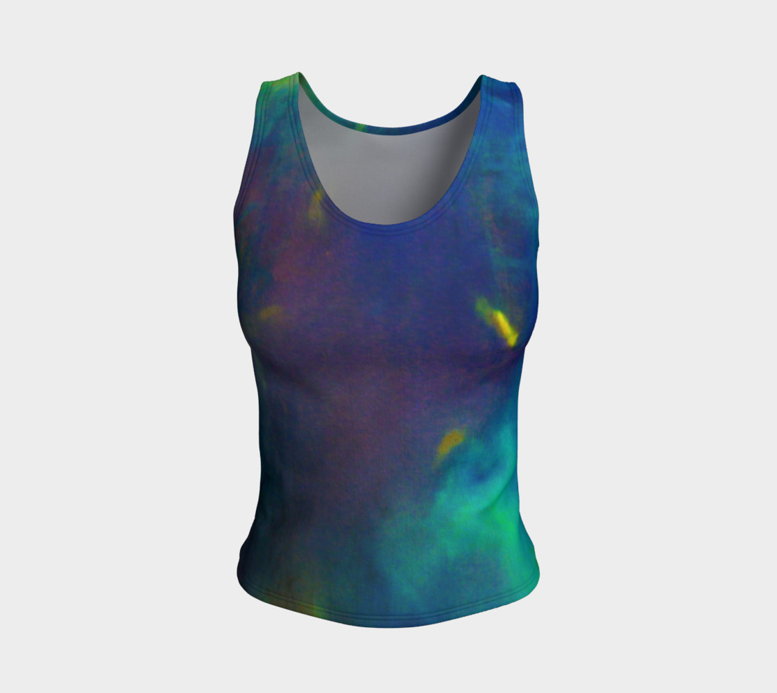 Aperçu de Into the blue Fitted Tank Top #1