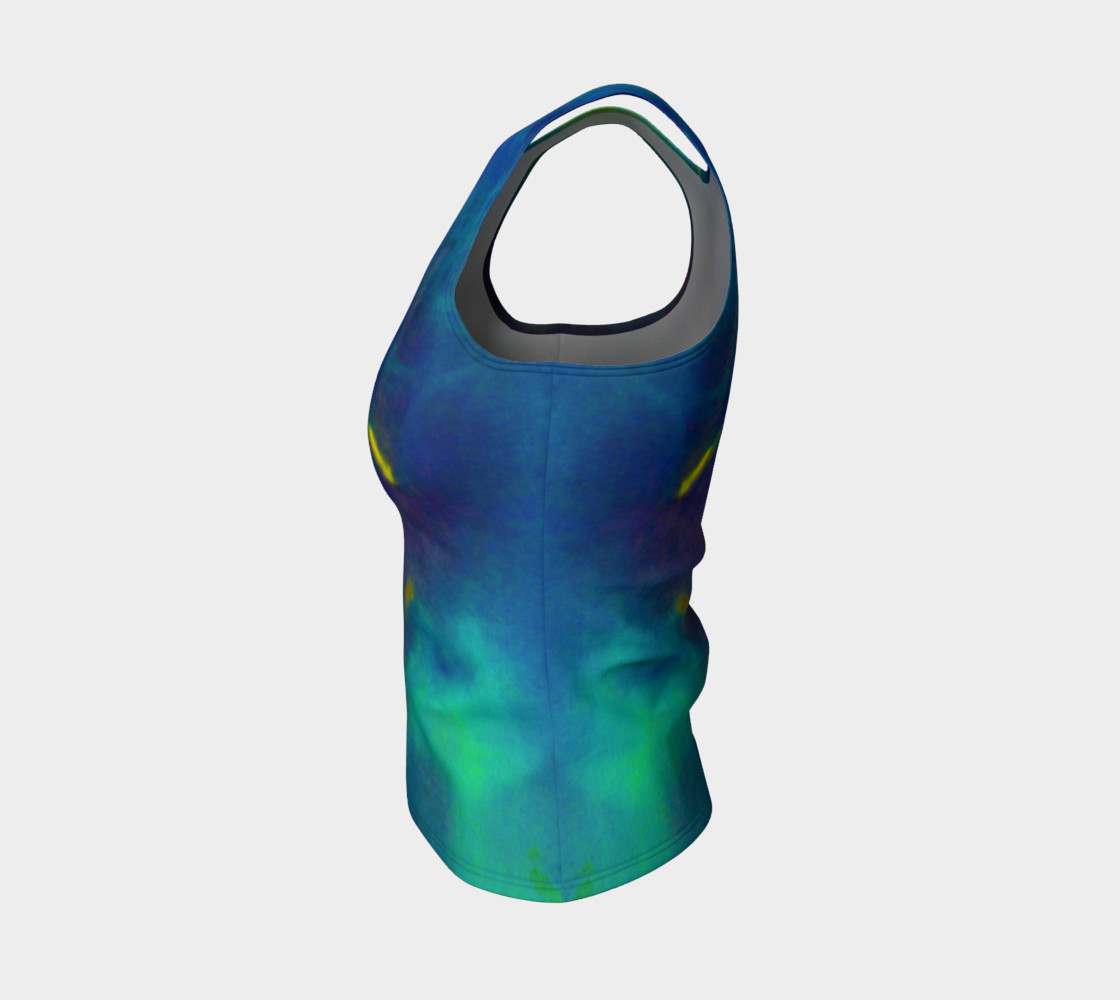 Aperçu de Into the blue Fitted Tank Top #3