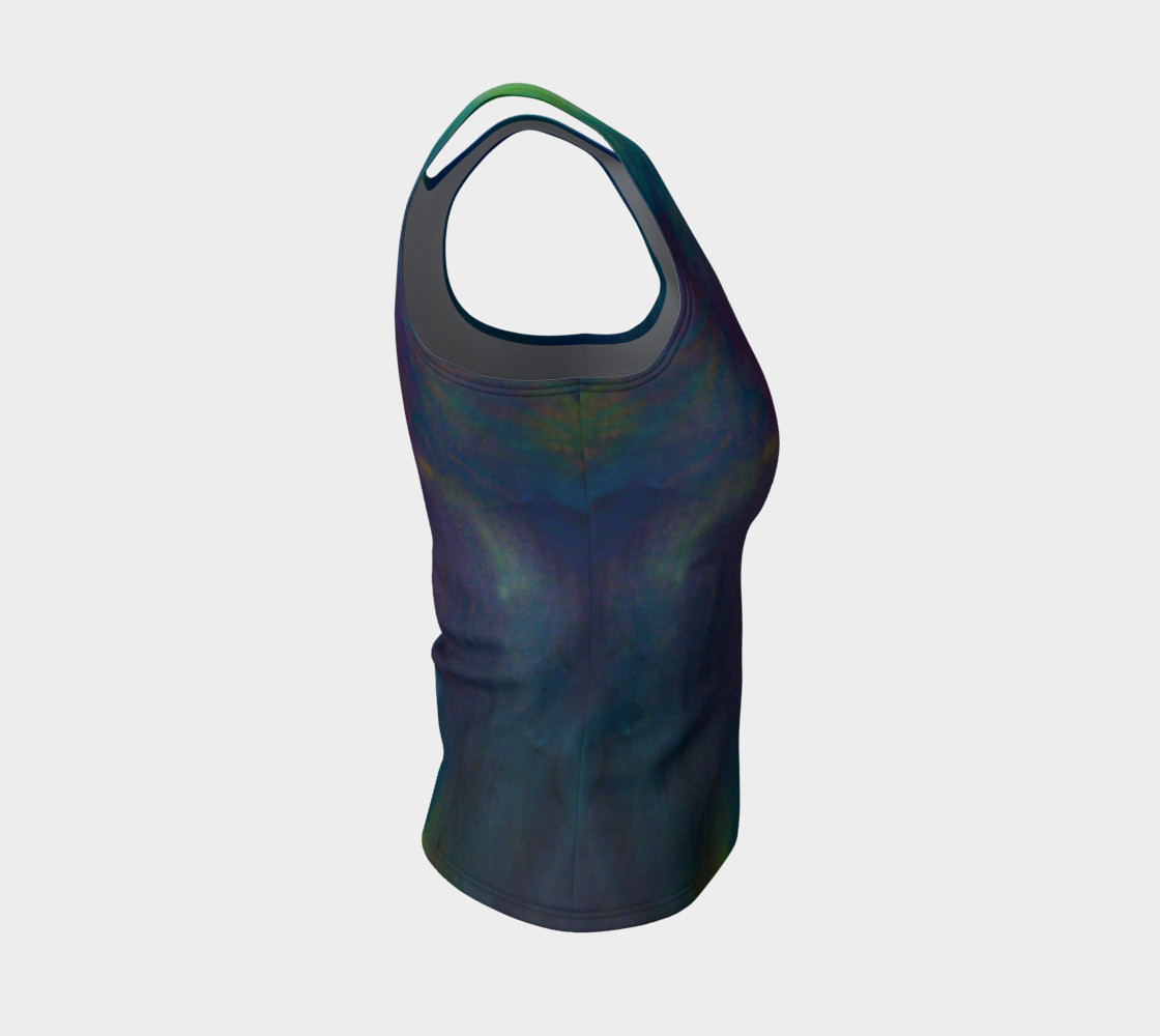 Aperçu de Into the blue Fitted Tank Top #4
