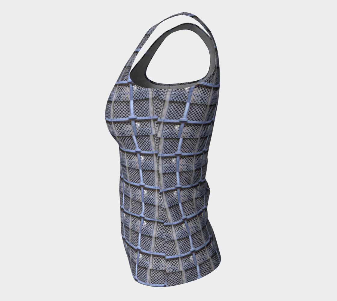 Medieval Grate Fitted Tank Top preview #7