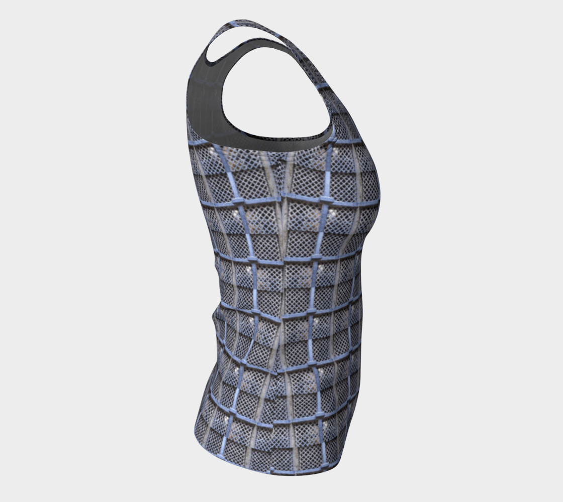 Medieval Grate Fitted Tank Top preview #8