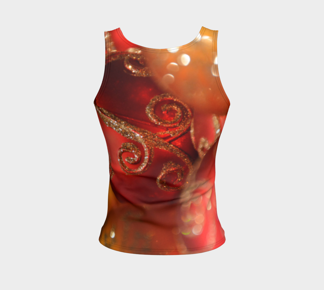 Christmas Bulb Fitted Tank Top preview #2