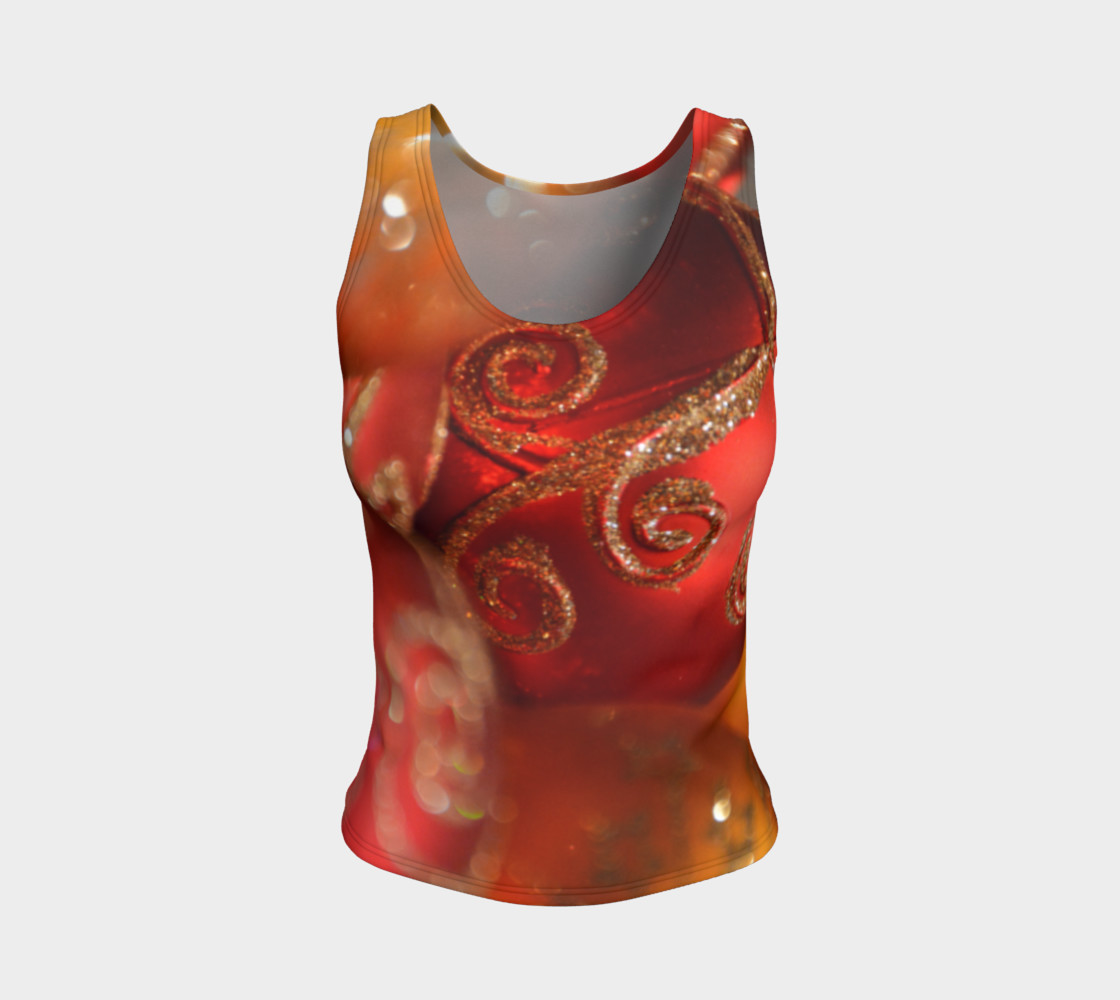 Christmas Bulb Fitted Tank Top preview #1