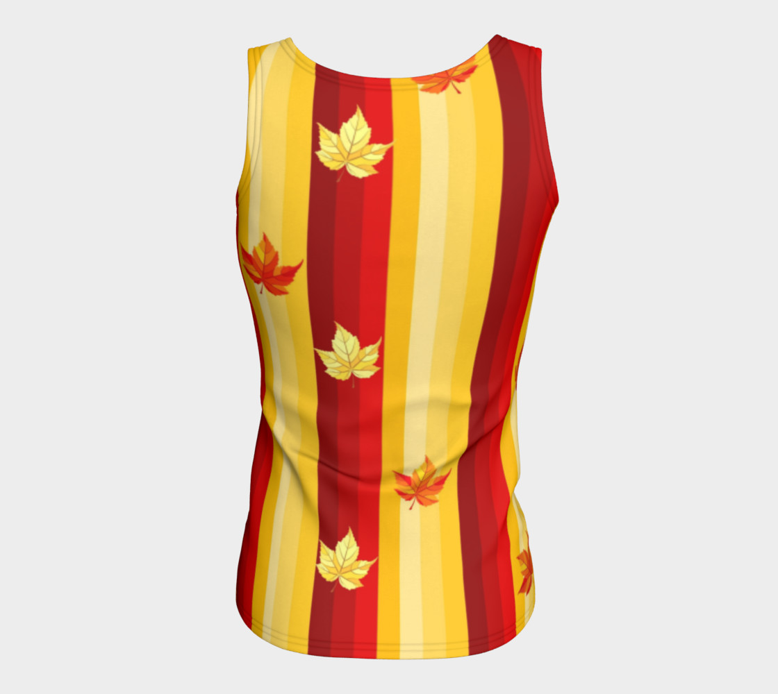autumn leaves and stripes preview #6