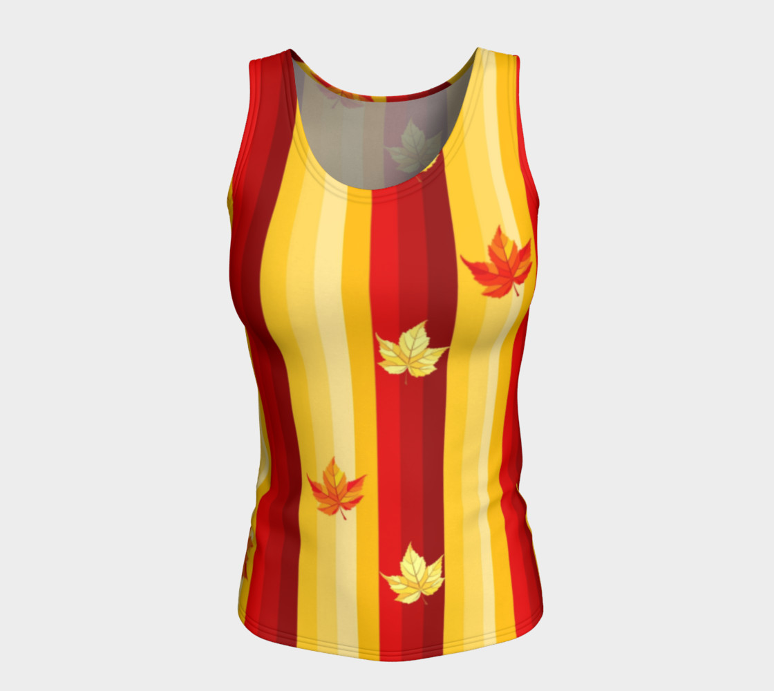 autumn leaves and stripes preview #5