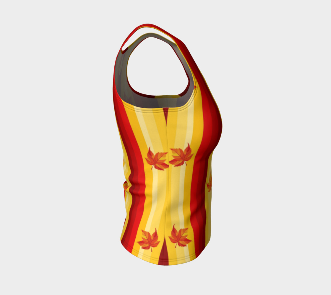 autumn leaves and stripes preview #4