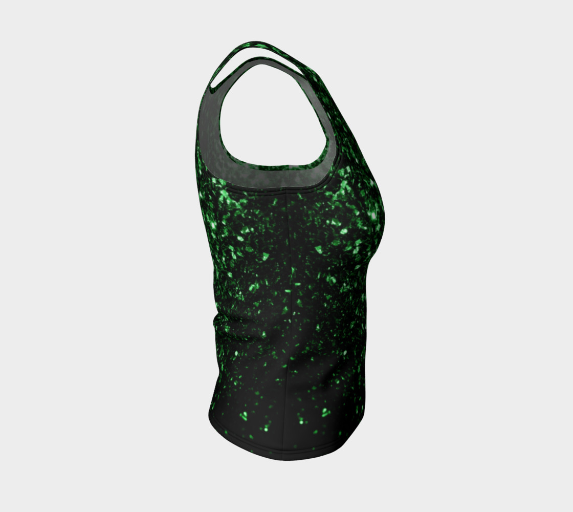 Aperçu de Beautiful Glamour Dark Green glitter sparkles #4