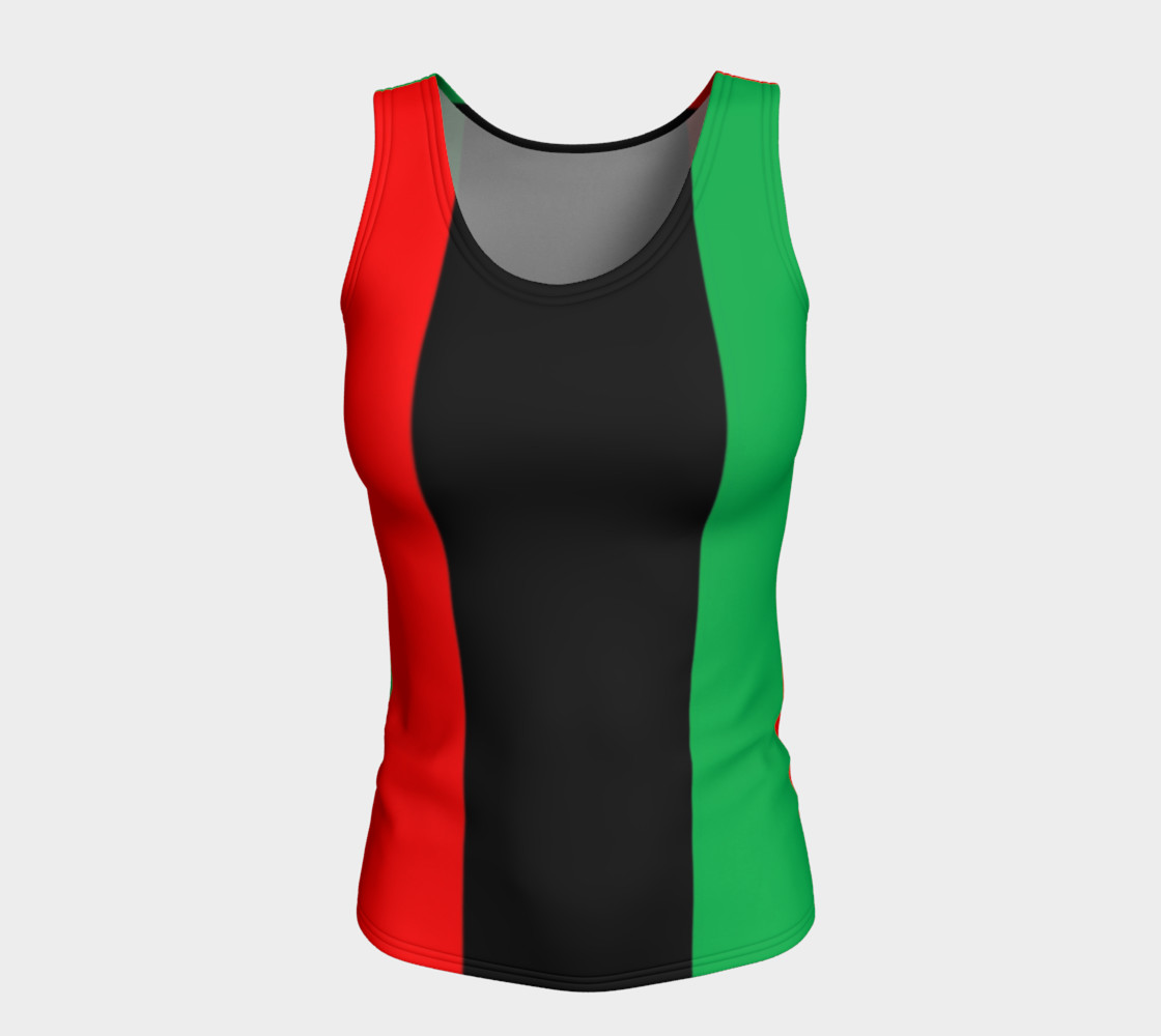 Kwanzaa Striped Pattern Red Black Green preview #5