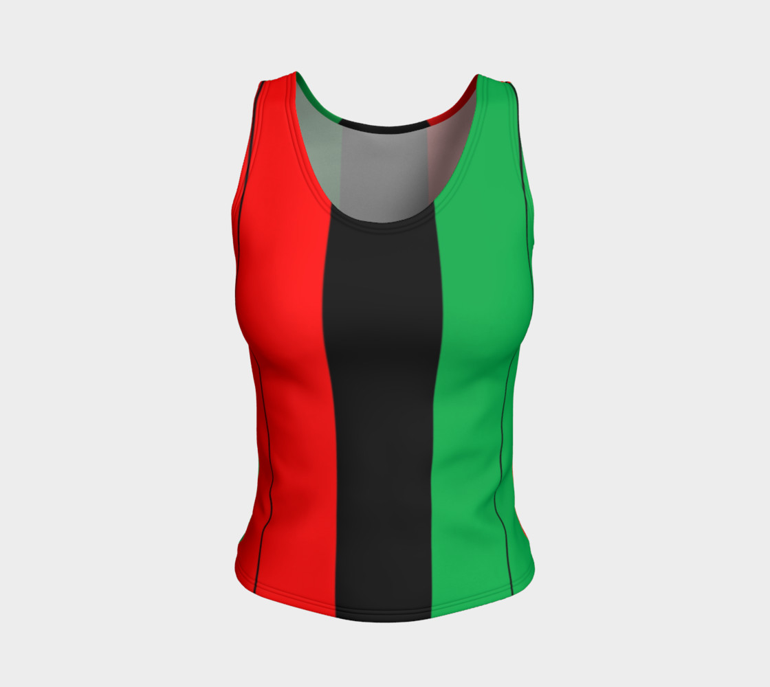 Kwanzaa Striped Pattern Red Black Green preview #1