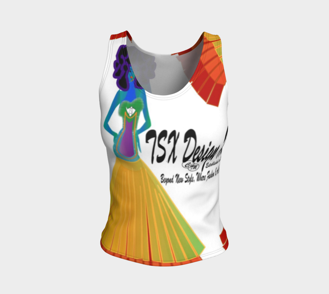 Aperçu de TSX Design House Logo fitted tank top #1
