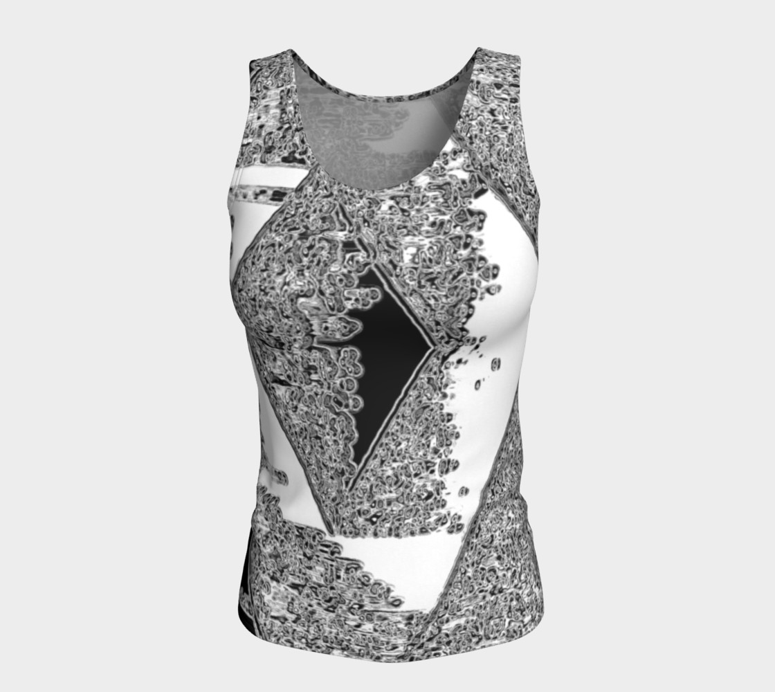 Triangles of Black and White work out top Longer preview #5