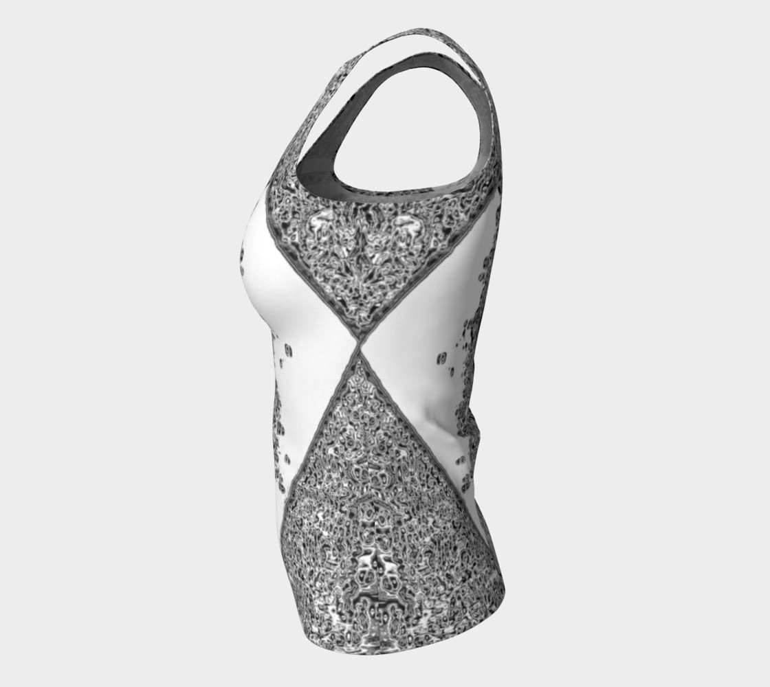 Triangles of Black and White work out top Longer preview #7