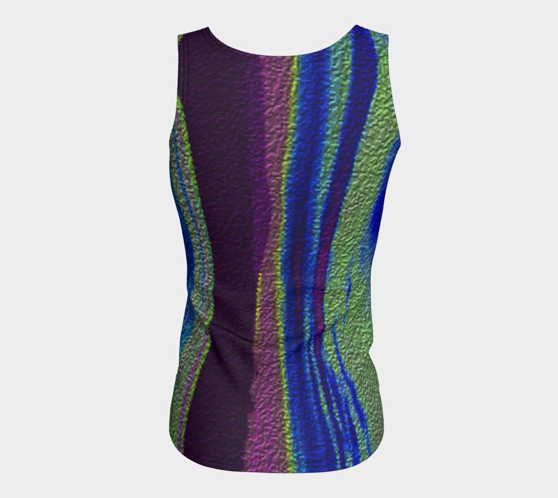 Color Dance Fitted tank top preview #6
