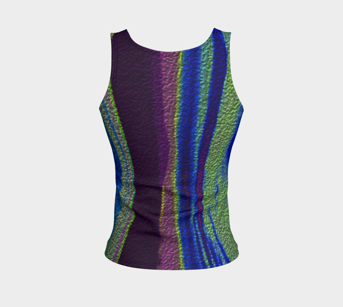 Color Dance Fitted tank top preview #2