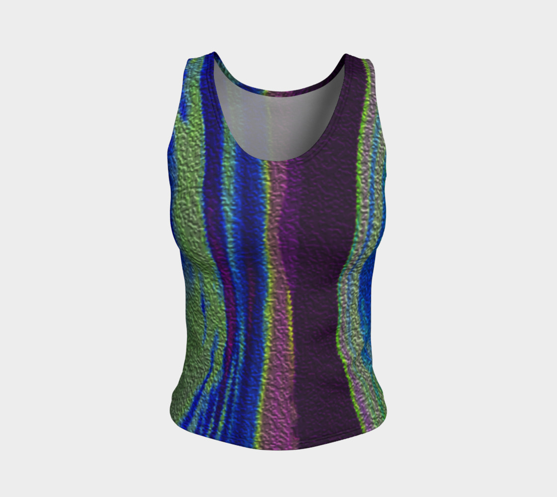 Color Dance Fitted tank top preview #1