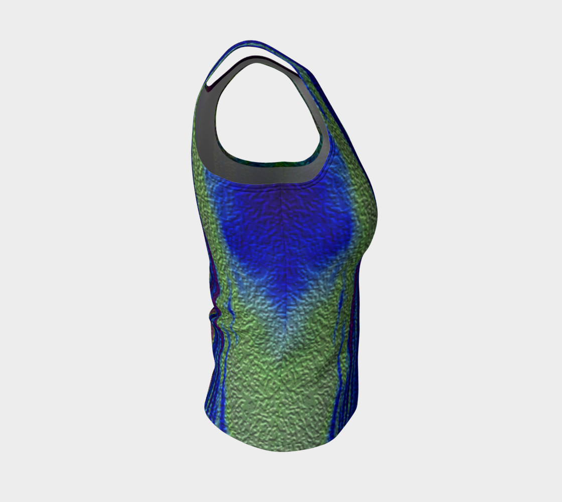 Color Dance Fitted tank top preview #4