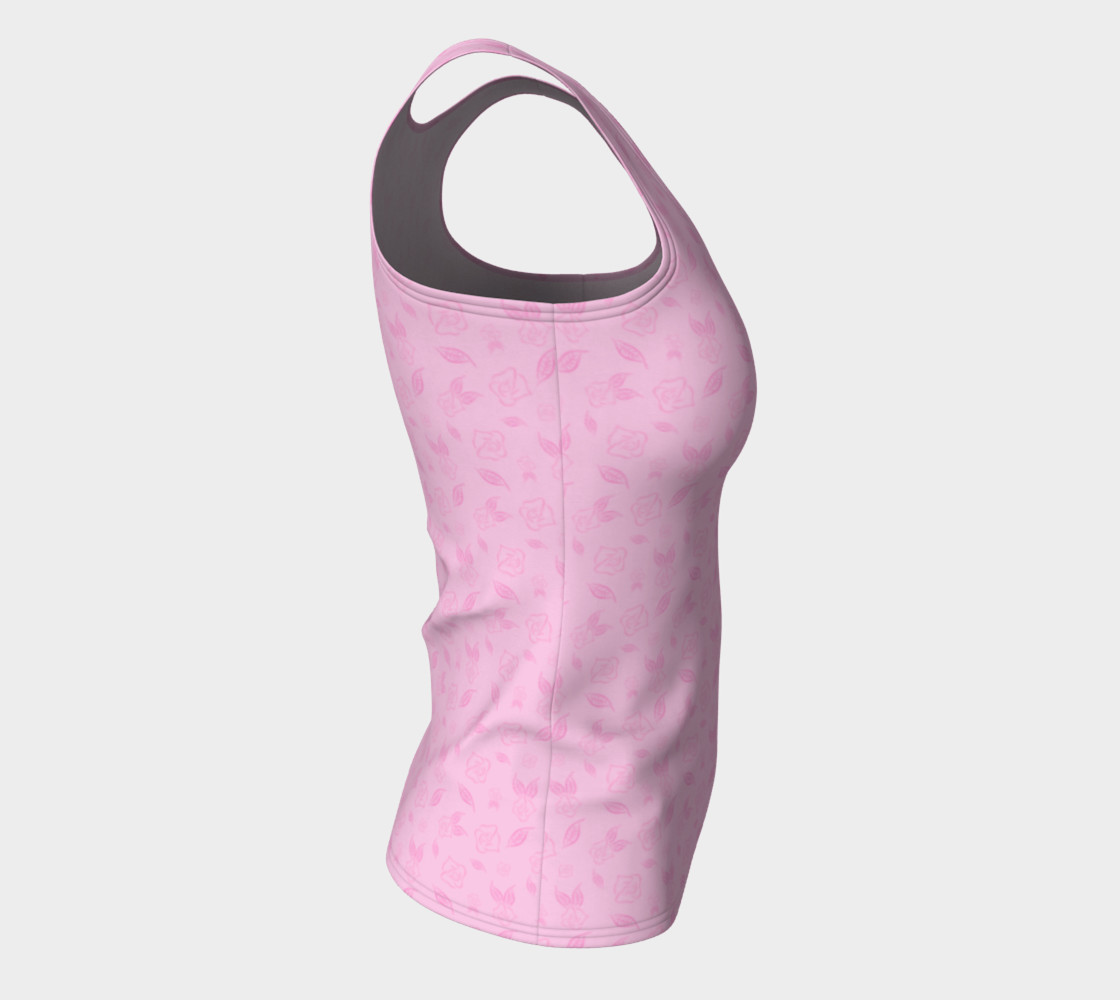 Cartoon Rose Fitted Tank Top preview #8