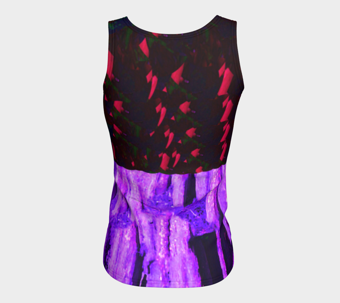Cypress Violet Fitted Tank Top preview #6
