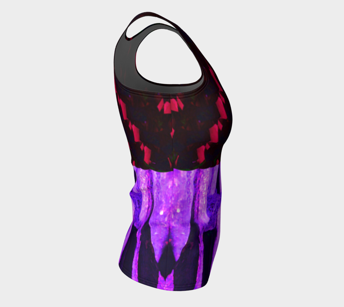 Cypress Violet Fitted Tank Top preview #8