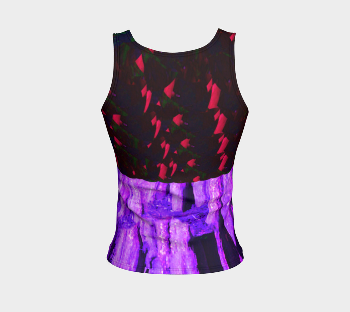 Cypress Violet Fitted Tank Top preview #2