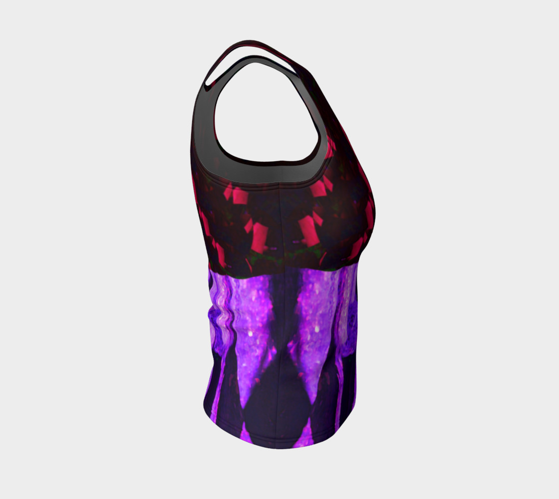 Cypress Violet Fitted Tank Top preview #4