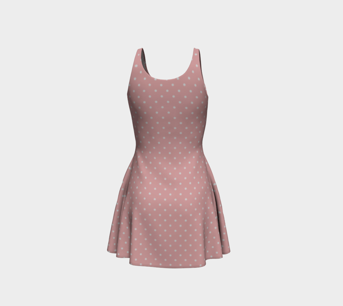 BUBBLEGUM POLKA FLARE DRESS preview #3