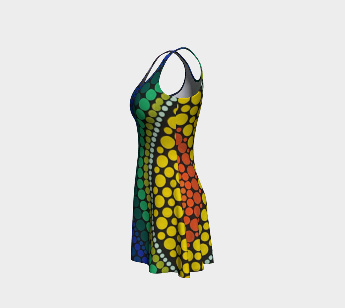 Rainbow Flare Dress preview #2