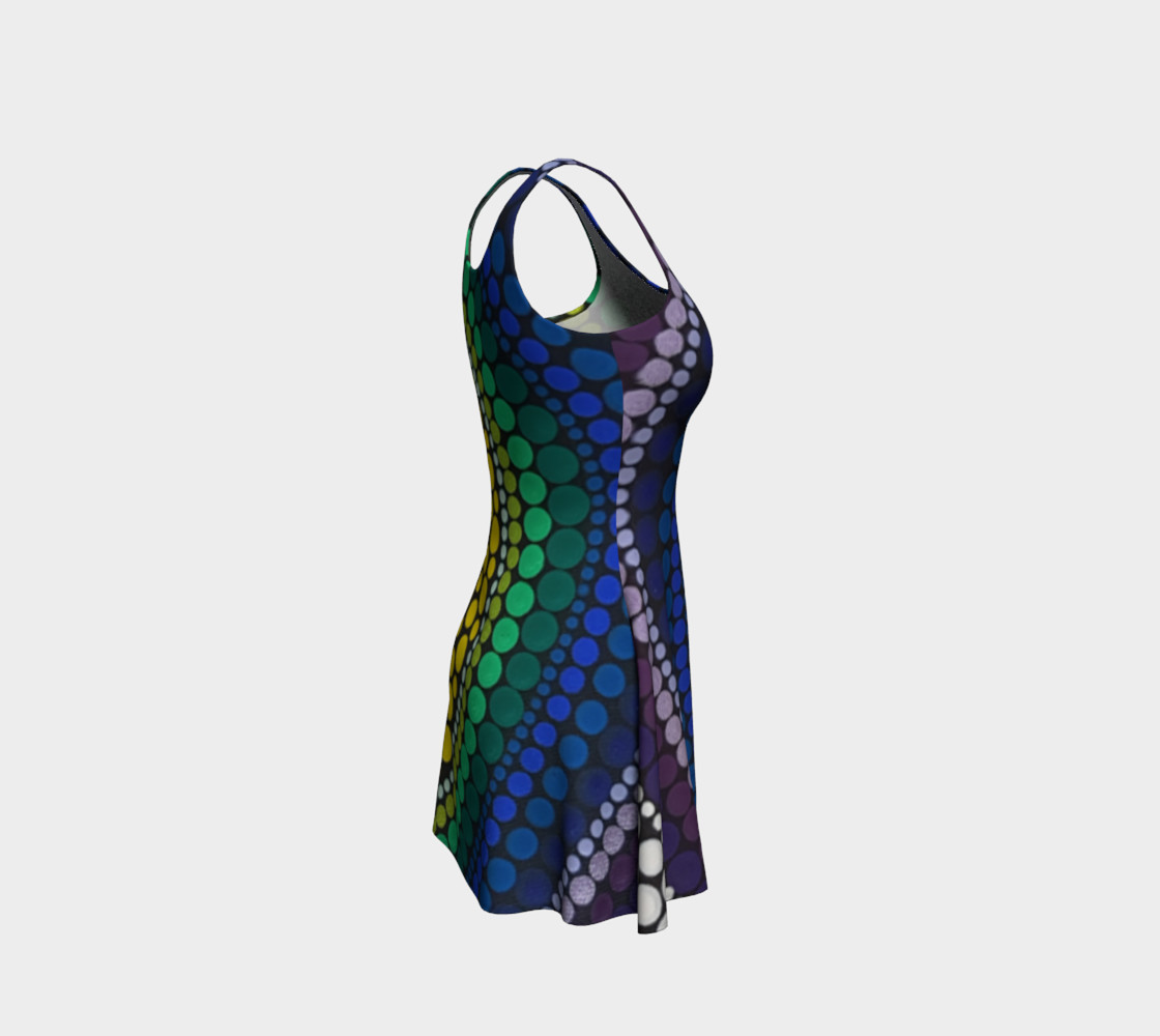Rainbow Flare Dress preview #4
