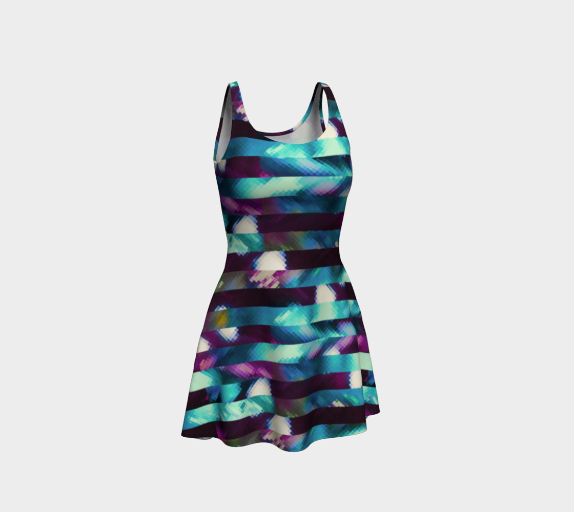 Blurred Vision Flared Dress preview #1