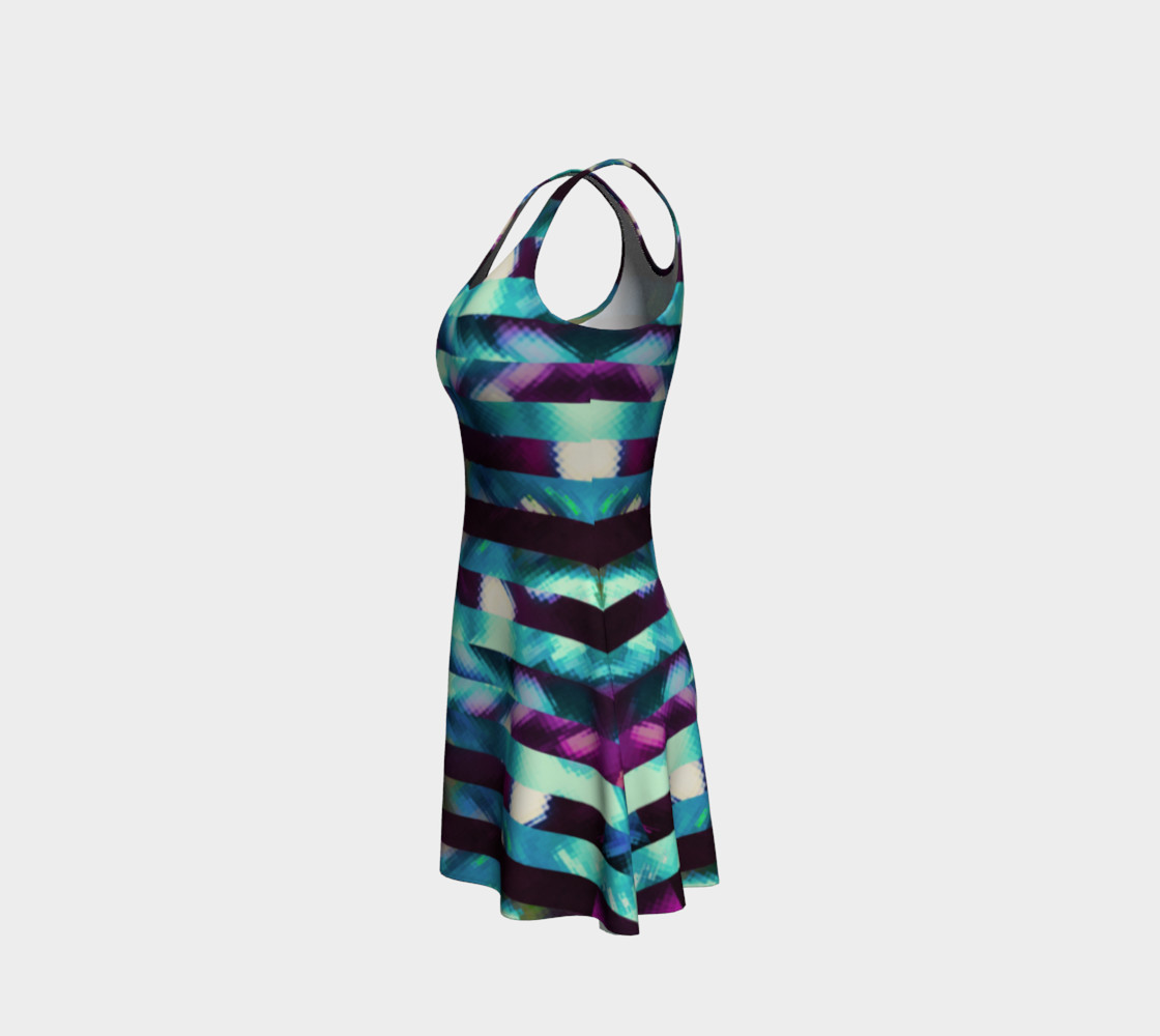 Blurred Vision Flared Dress preview #2