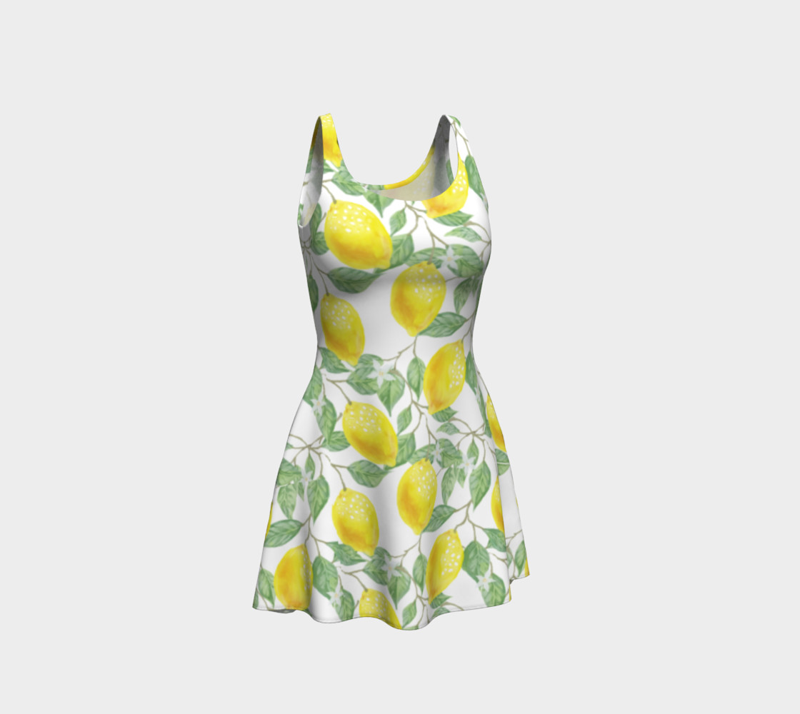Life gives You Lemons Flare Dress preview #1