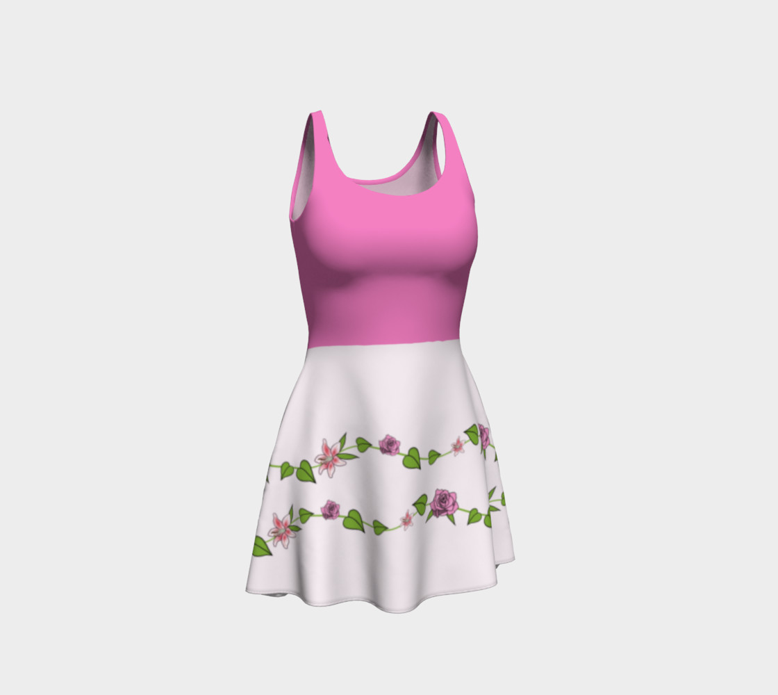 Bouquet of Flowers Flare Dress preview #1