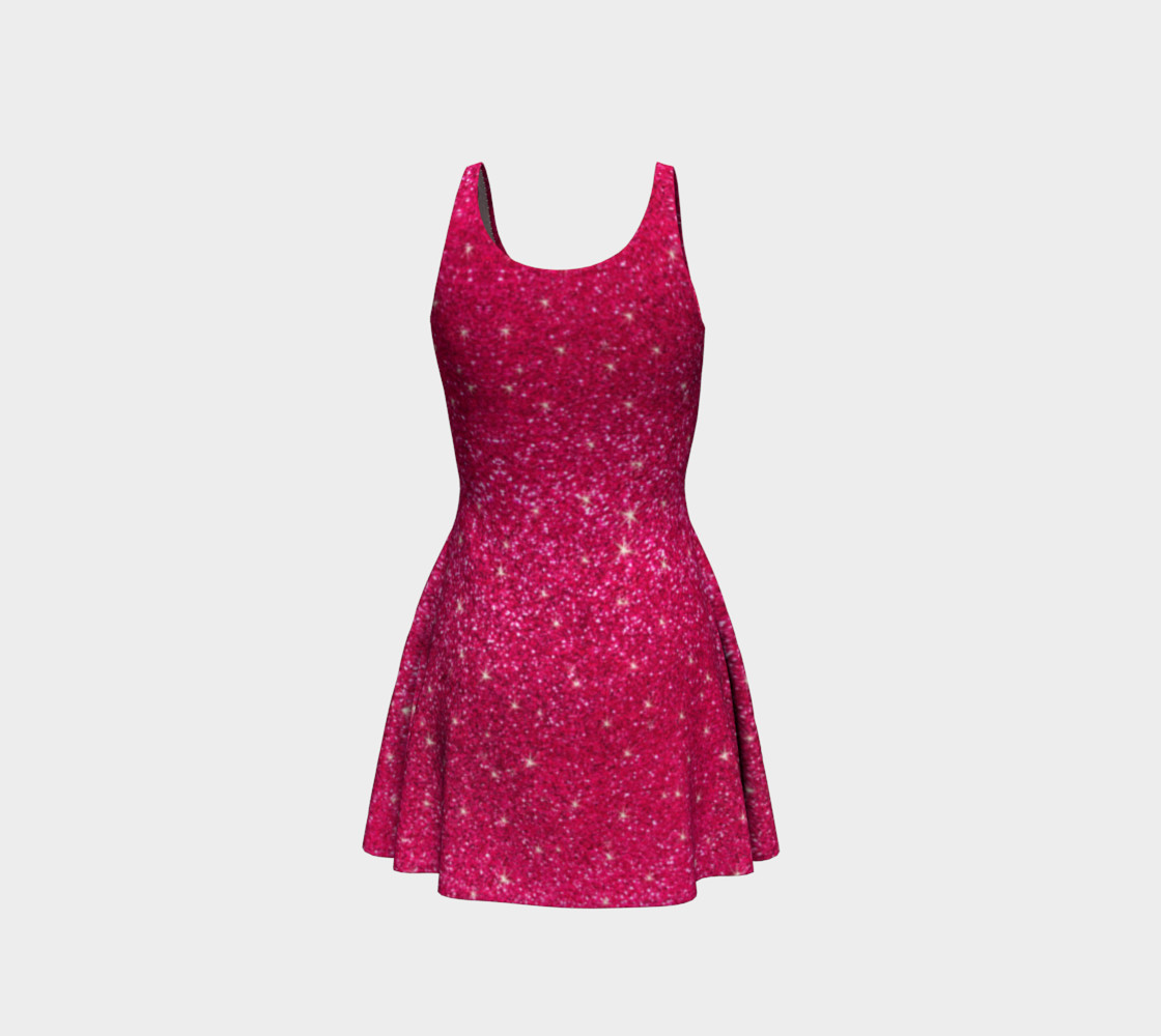 pink glitter frock
