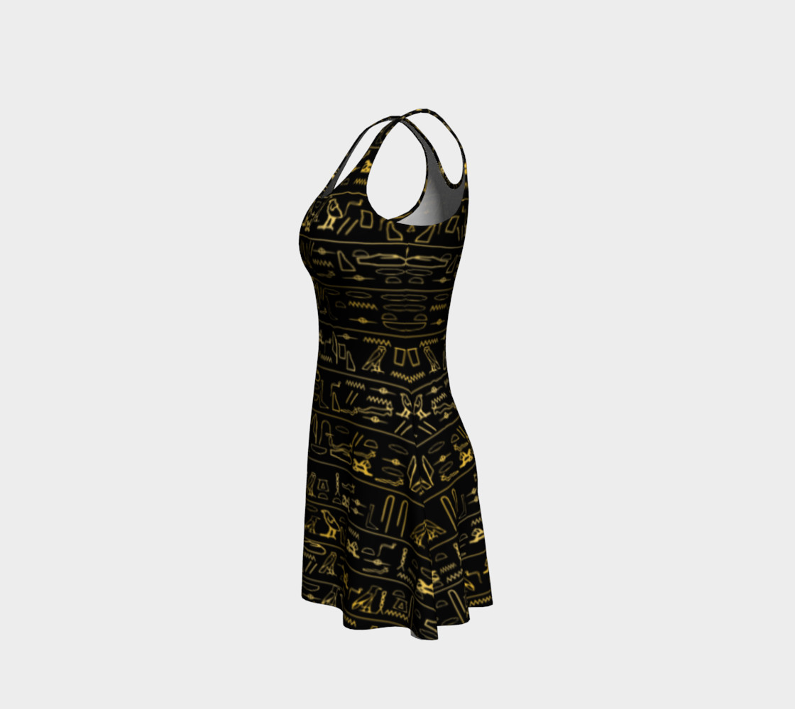 Hieroglyphic Flare Dress preview #2