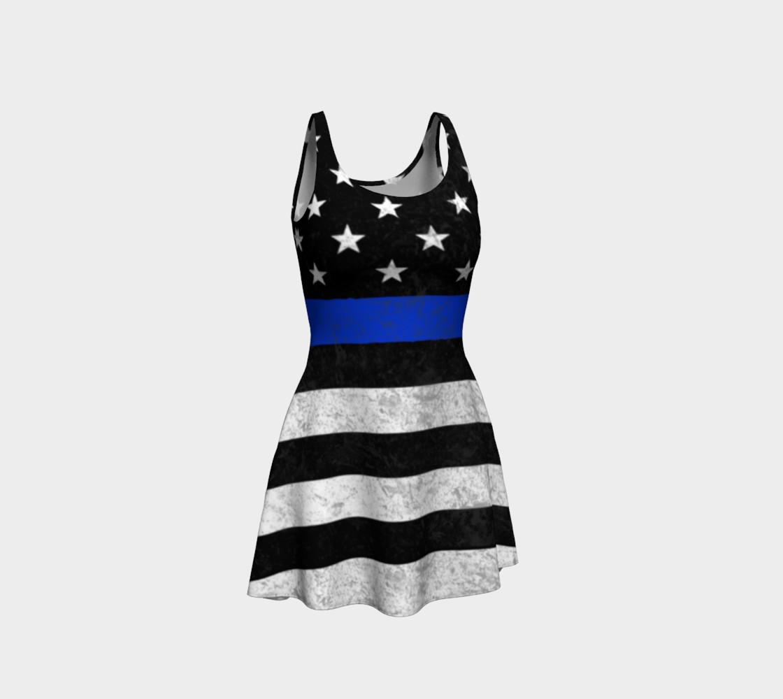 Those In Blue Flare Dress preview #1