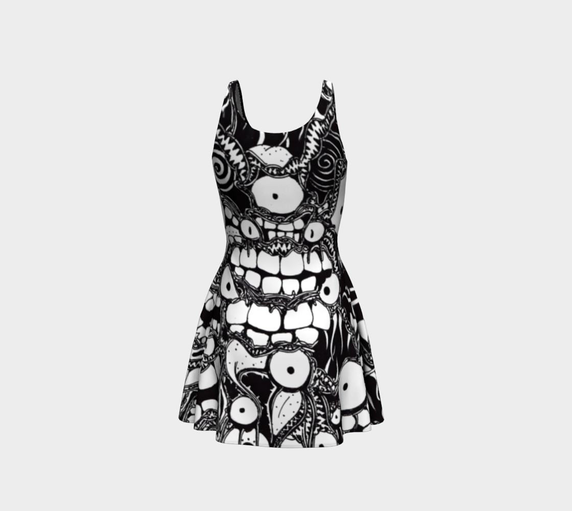 Striped Monster Dress (Flare) preview #3