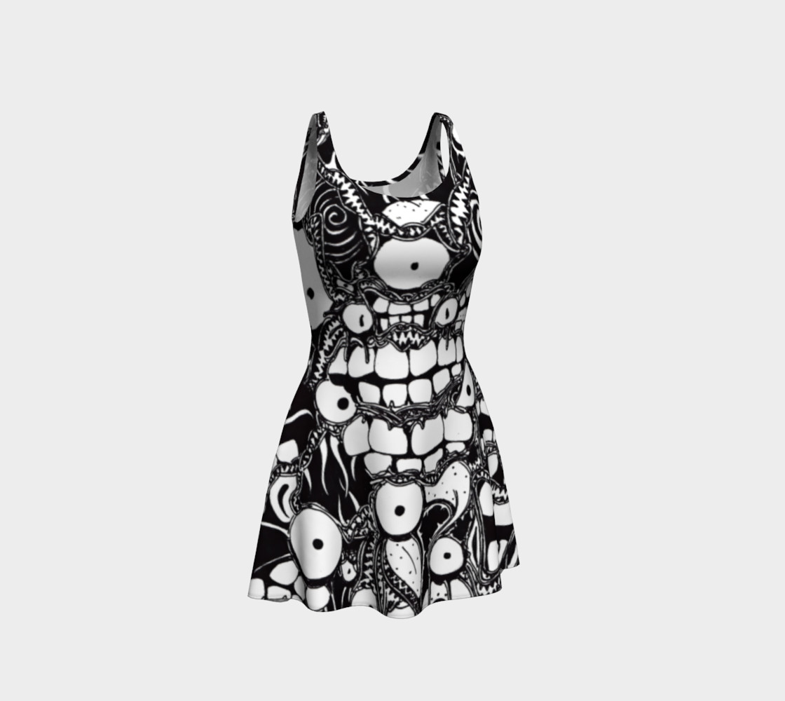 Striped Monster Dress (Flare) preview #1