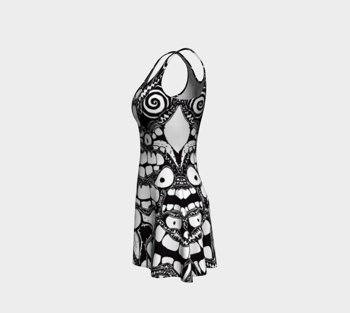 Striped Monster Dress (Flare) preview #2