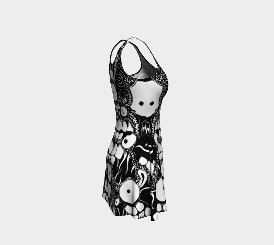 Striped Monster Dress (Flare) preview #4