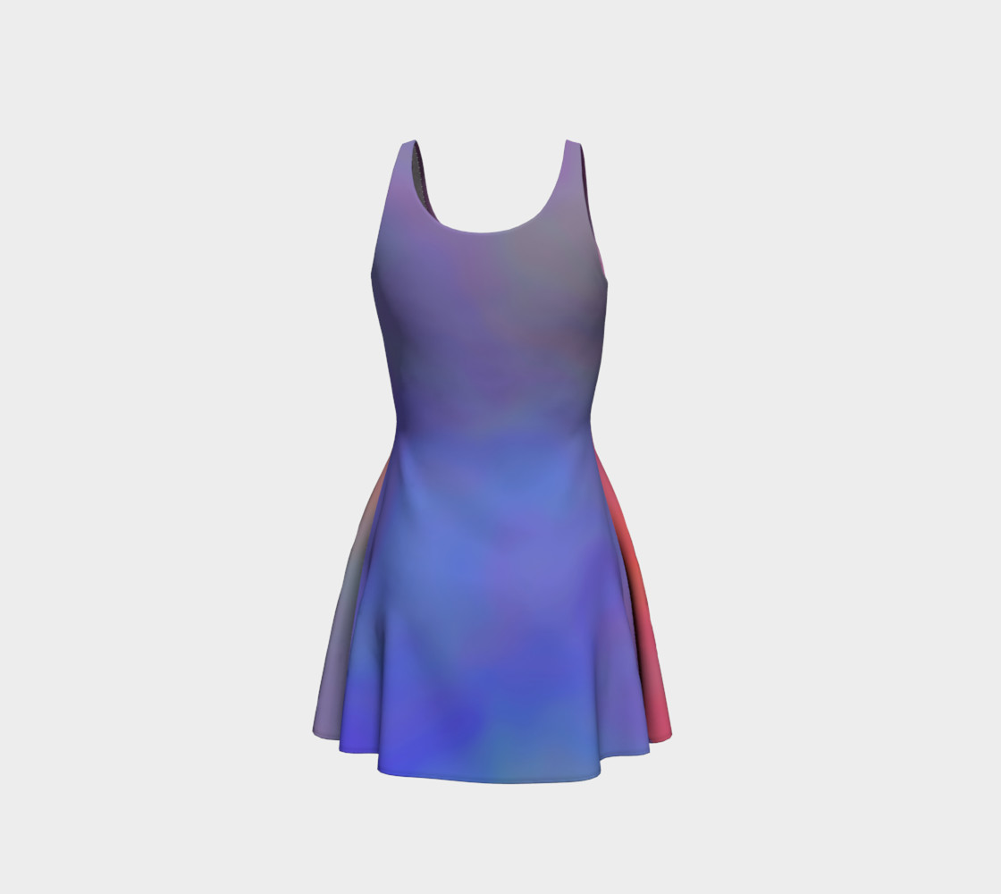 HEAVENLY HUES Flare Dress preview #3