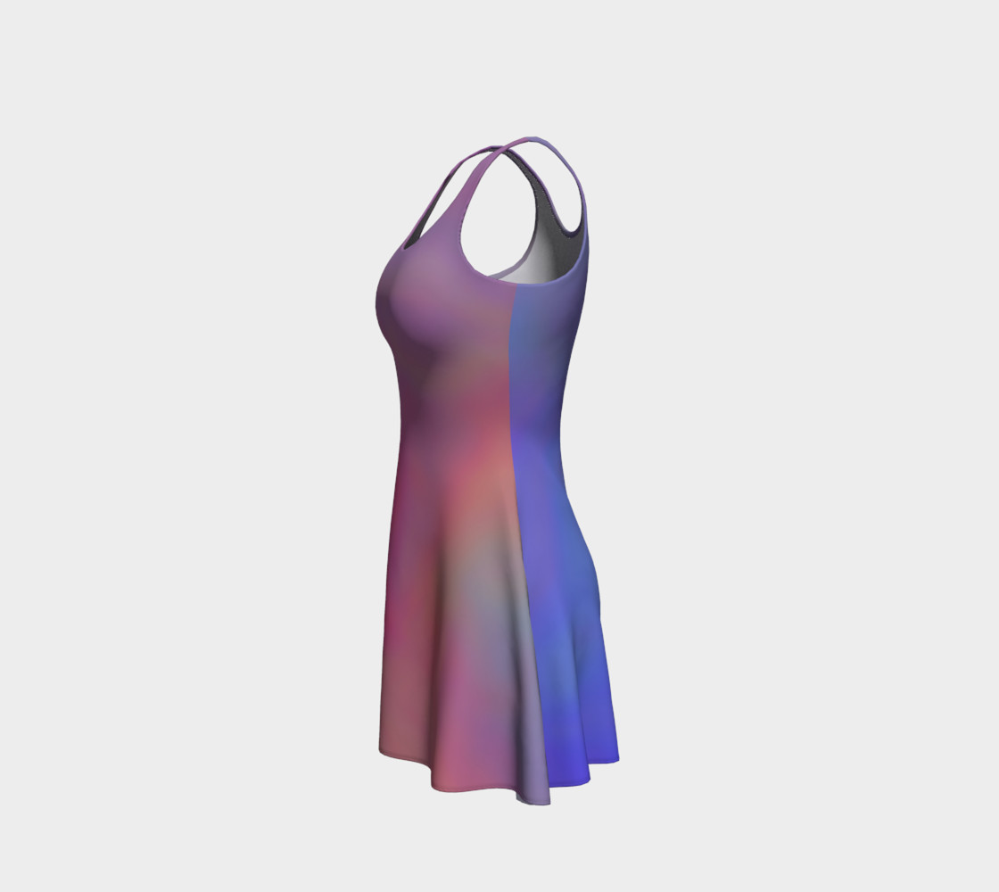 HEAVENLY HUES Flare Dress preview #2