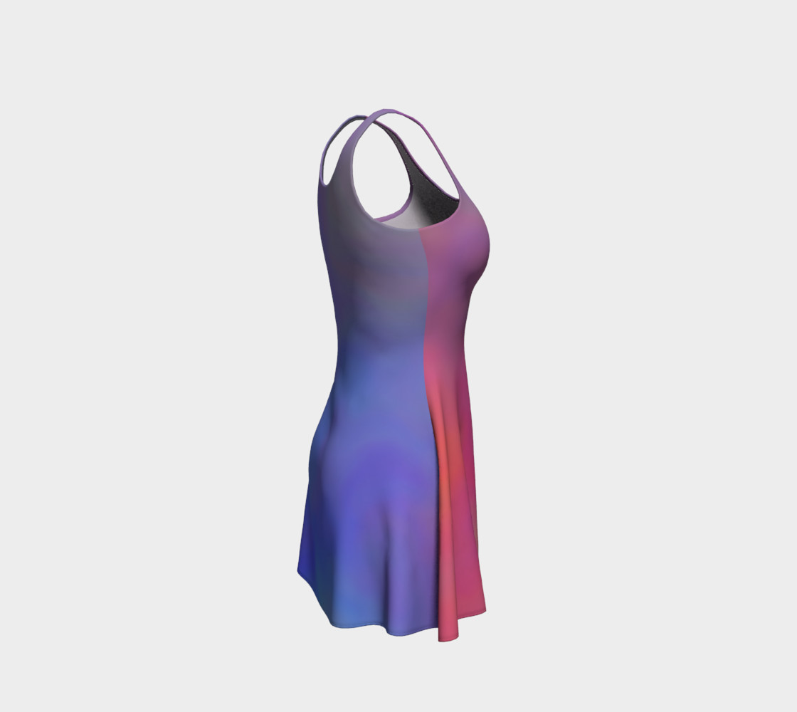 HEAVENLY HUES Flare Dress preview #4