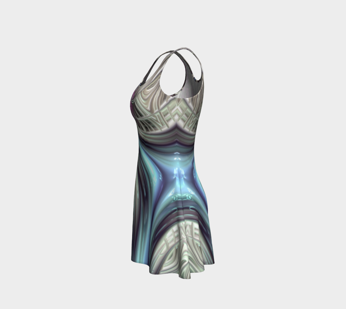 Cosmic Orchid Flare Dress preview #2