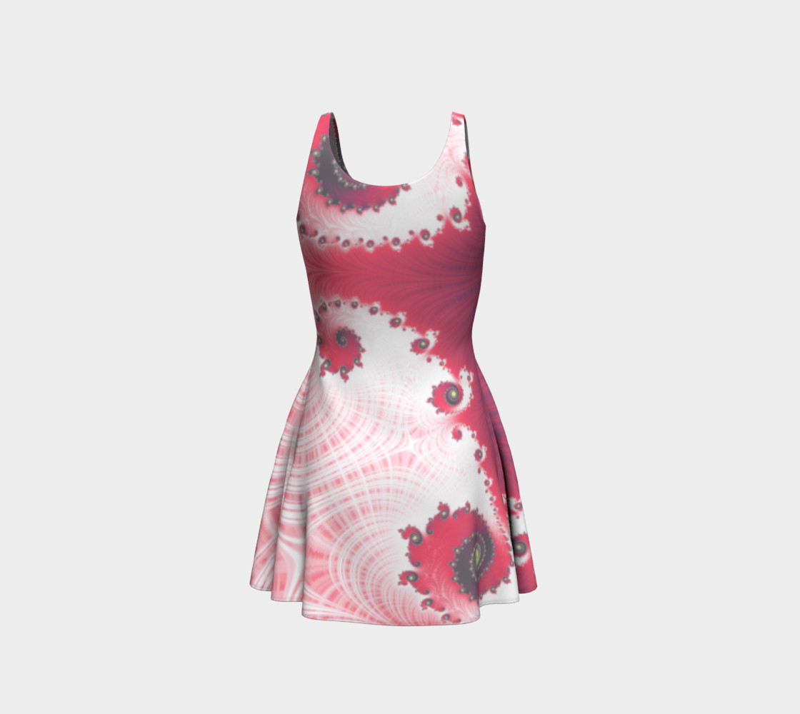 Strawberry Cream Flare Dress preview #3