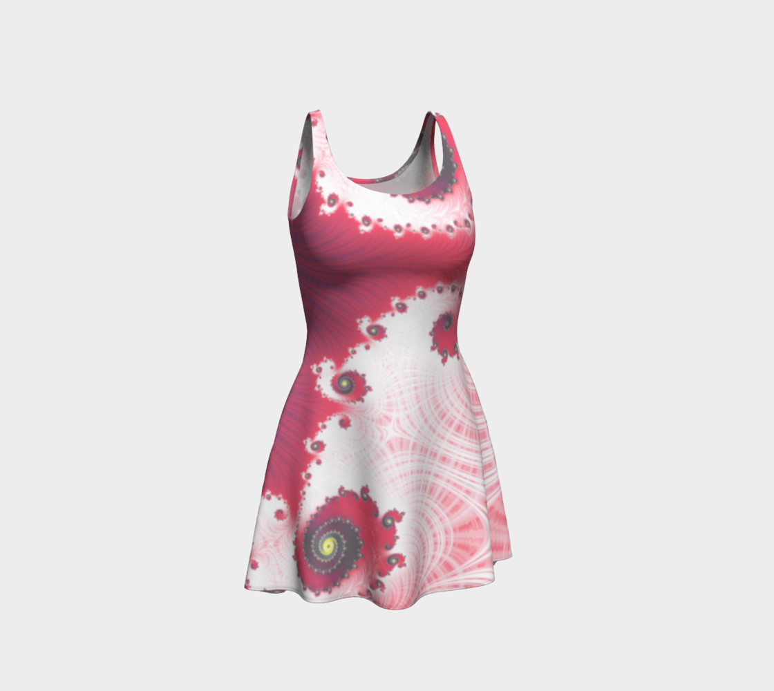 Strawberry Cream Flare Dress preview #1